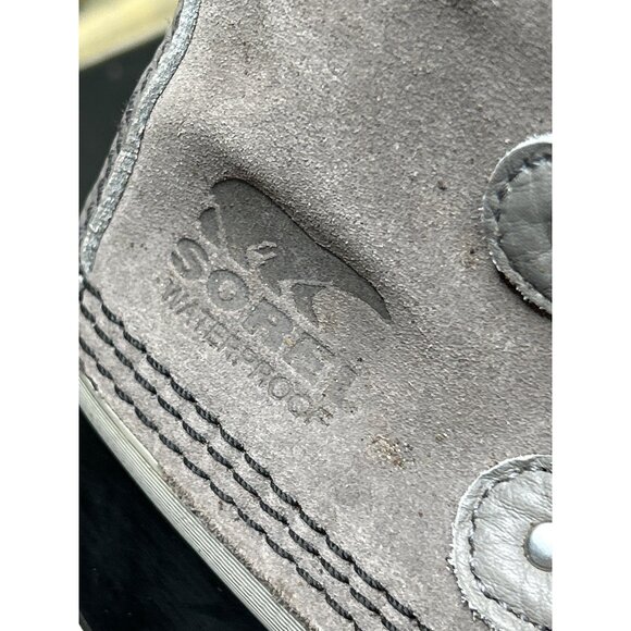 Sorel Womens Joan of Arctic Waterproof Winter Boots Size 9 Gray & Black - Picture 3 of 9